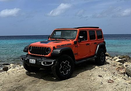 JEEP WRANGLER Hybride benzine Cabrio met elektrisch Sunroof Unlimited 4xe 380 Rubicon 