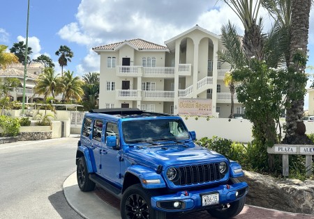 Jeep Wrangler Special Edition blue cabrio